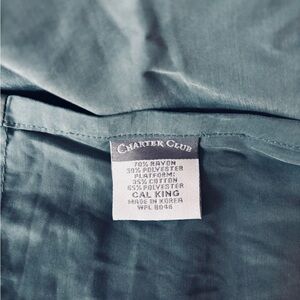 Green Cal King Dust ruffle